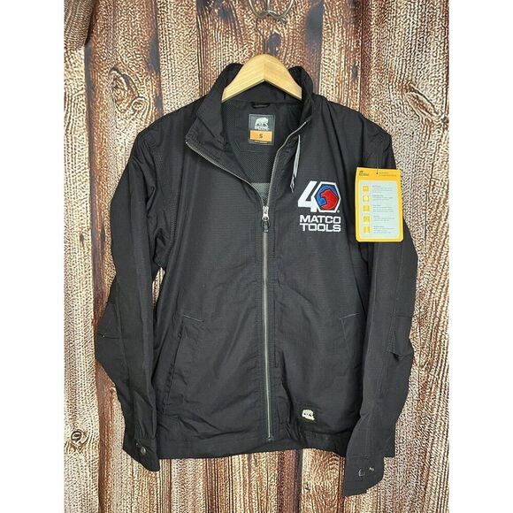 Berne Mens Workwear Matco Tools Coat Jacket Black Size Small - Picture 1 of 4